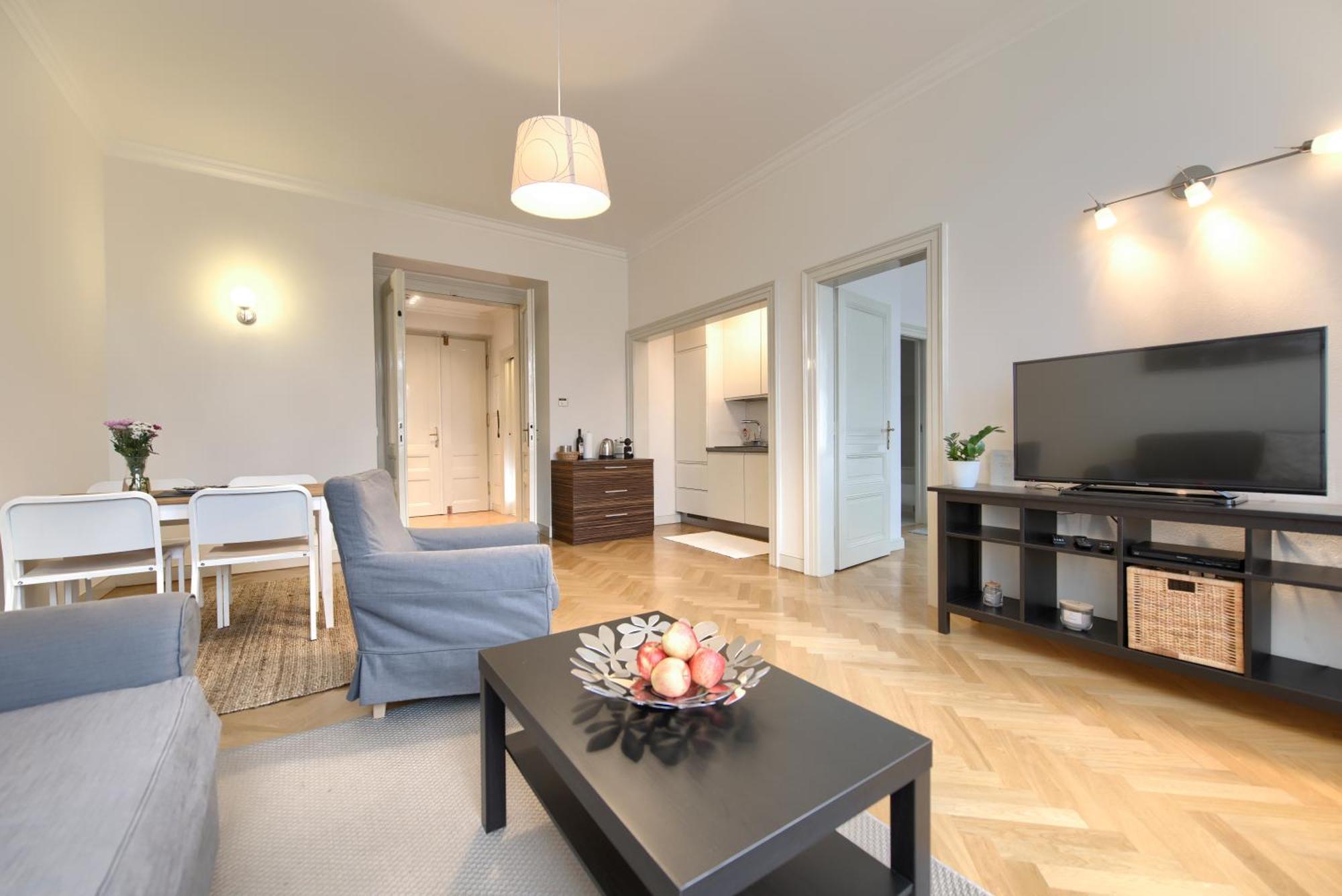 Milosrdnych Apartments Prag Zimmer foto