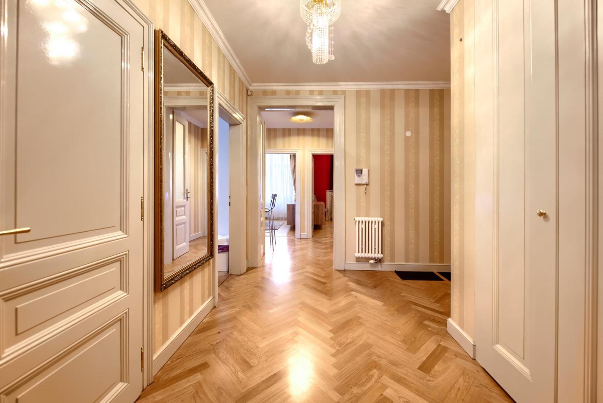 Milosrdnych Apartments Prag Zimmer foto