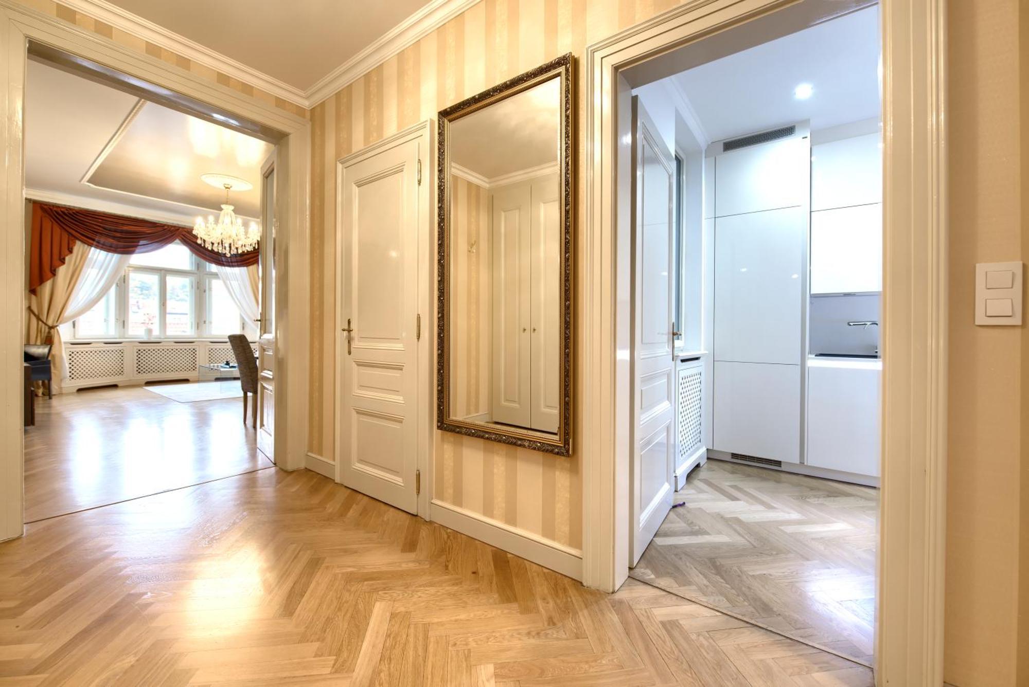 Milosrdnych Apartments Prag Zimmer foto
